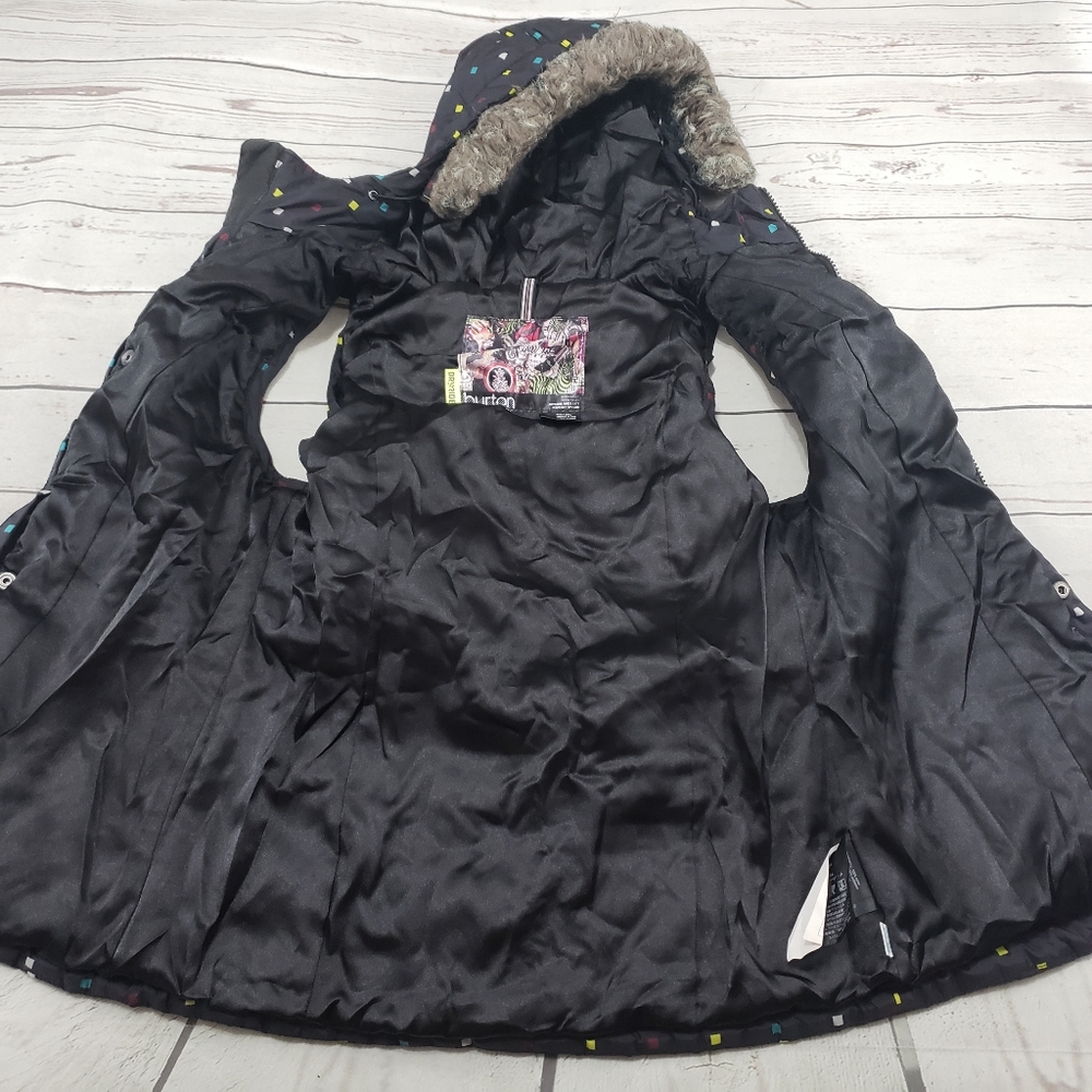 Burton Jacket Vest Size XS Dry Ride Hoodie Zip Up - Picture 3 of 8